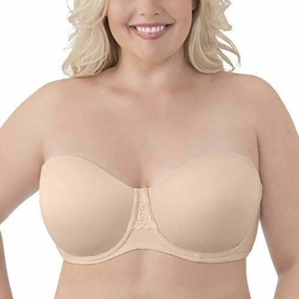 Vanity Fair Women's  36C Strapless Full Figure Underwire Bra 74380, Nude